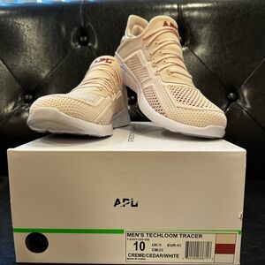 APL TechLoom Tracer Sneakers - Cream and White
